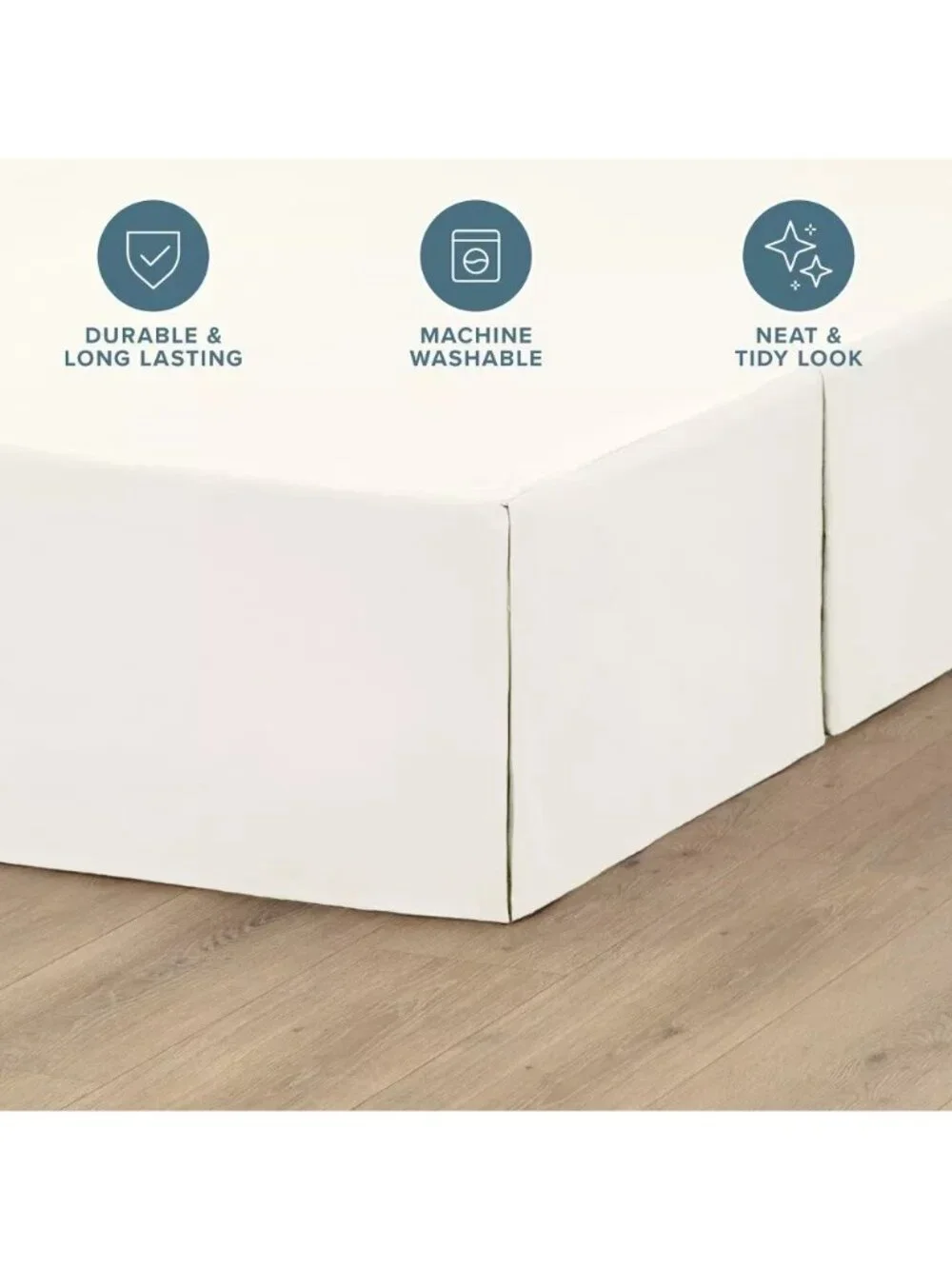 Bare Home White Full Size Microfiber 15